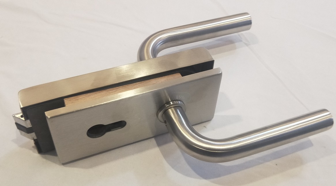 玻璃门锁玻璃隔断墙配件办公高隔配件执手锁厂家直销st-g045