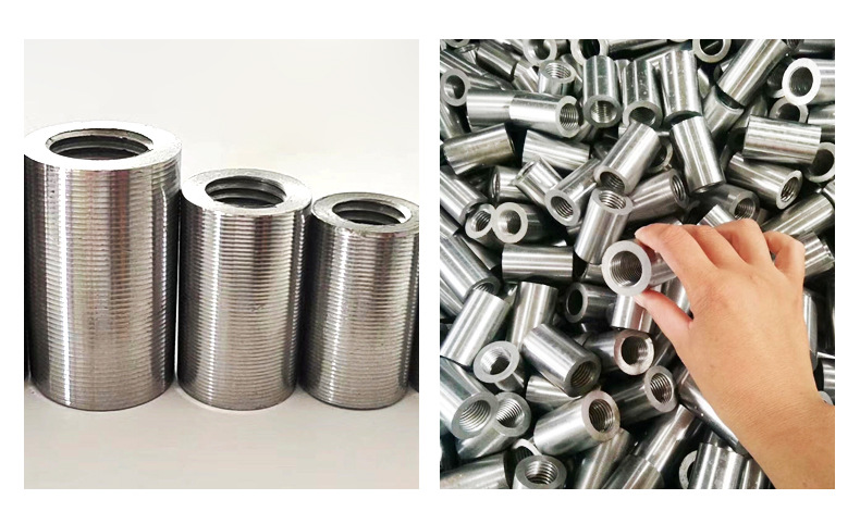 五级钢套筒16号加长套筒 钢管套筒 圆钢套筒 直螺纹套筒 黑皮套筒