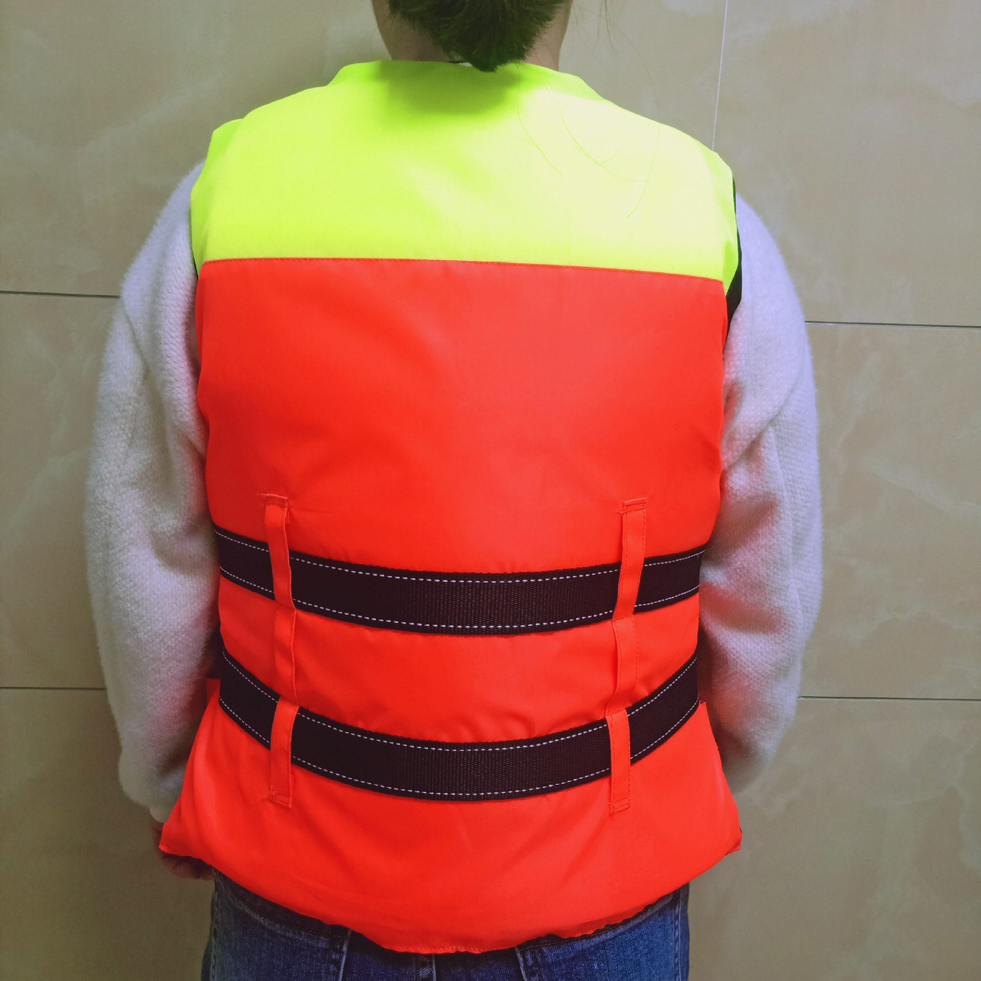 西朋厂家批发防汛救生衣泡沫浮力衣游泳马甲水上乐园河边游船