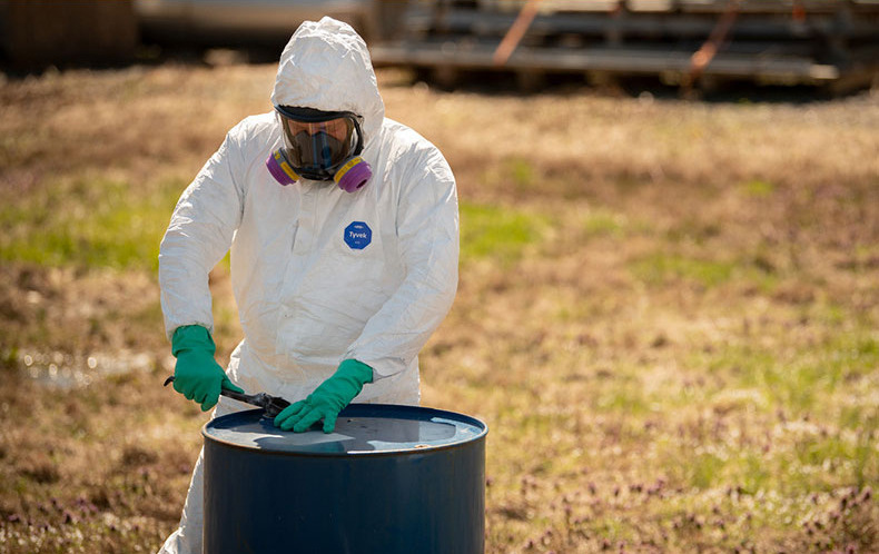 杜邦防护服duponttyvek500x防尘防静电隔离衣防化学连体衣