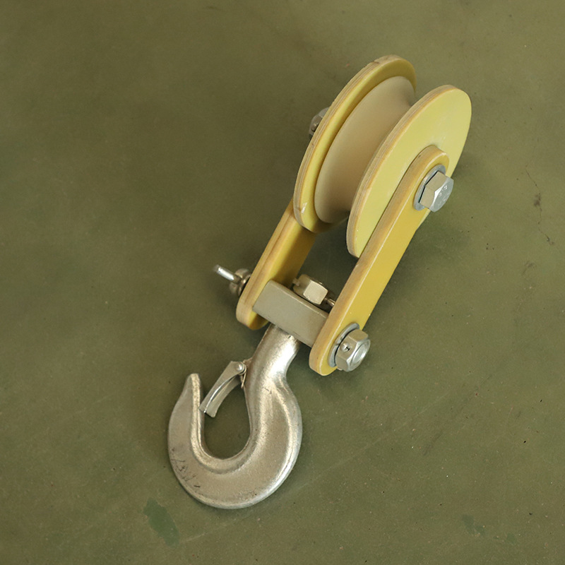 厂家供应五金悬挂式工业级滑轮单钩吊滑轮电力高速起重滑轮批发