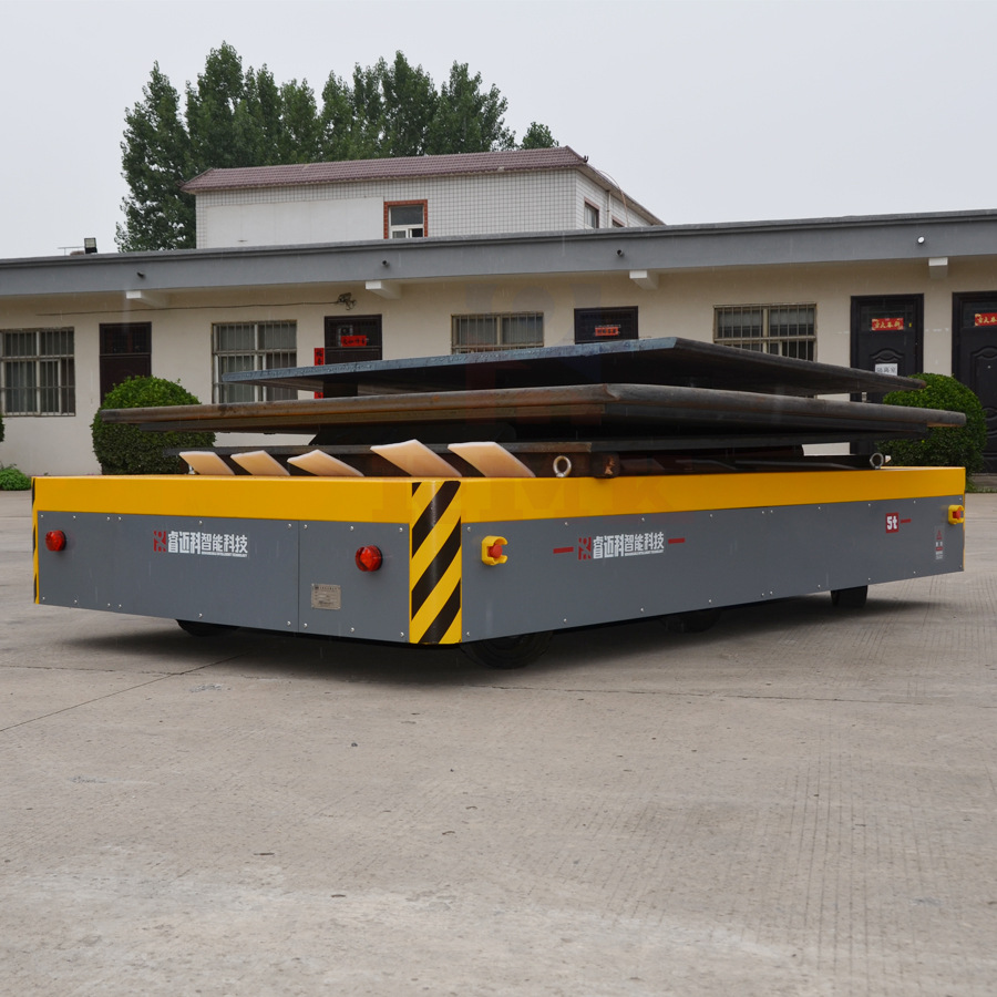 睿迈科无轨平车 胶轮电动平车 电动平板车