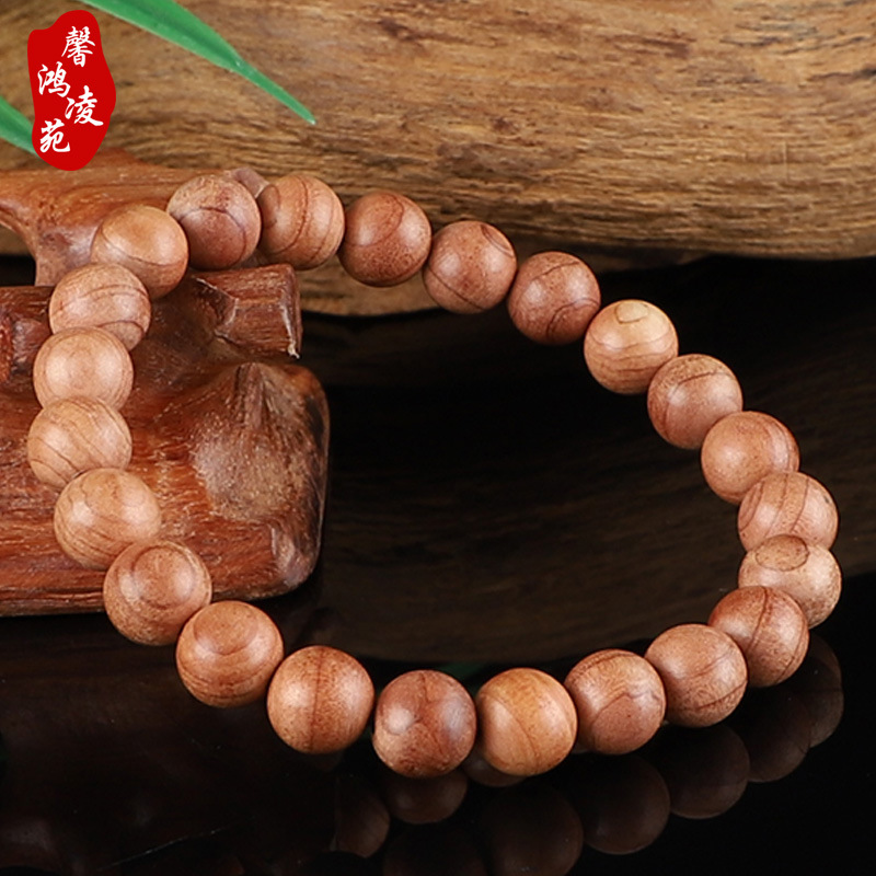 产地货源 香柏木手串8mm*23颗 民族风佛教手链摆地摊佛珠手饰批发