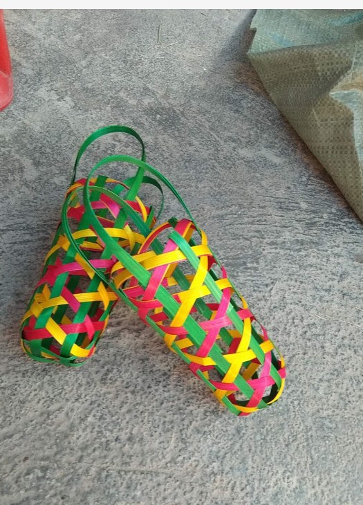 传统中秋猪笼仔猪仔饼笼 猪笼入水寓意竹猪笼中秋猪仔饼笼 可订织