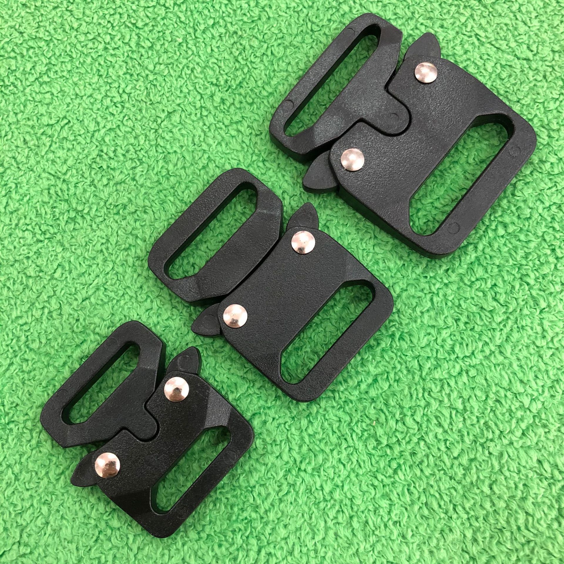 20mm小牛角插扣 6分战术腰带扣 塑料背带箱包手袋鞋材服装插扣