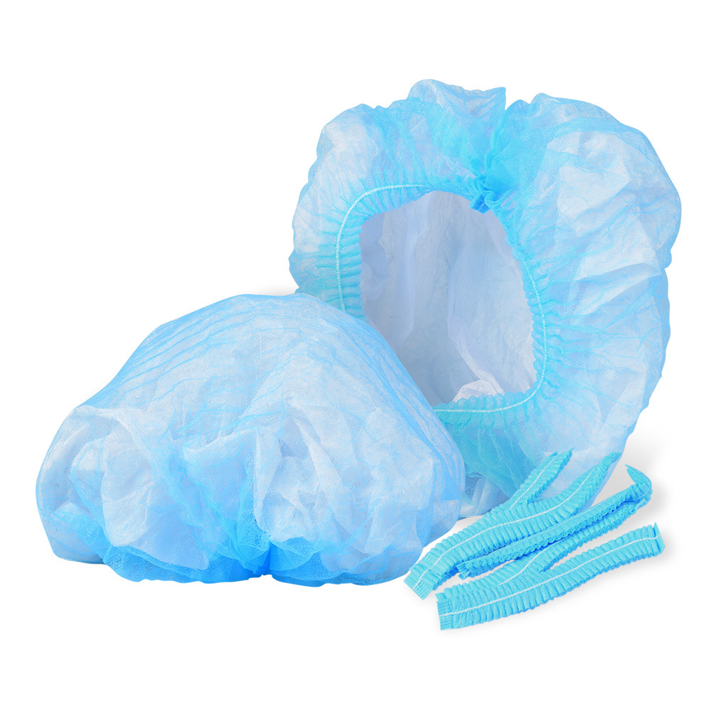 一次性无纺布浴帽 防尘条形帽餐厅厨房无尘车间头套美容院头罩