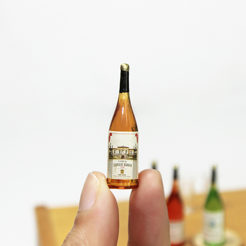 泓豪礼品定制 52微缩玩具模型场景 娃娃屋配件 迷你酒瓶 d140