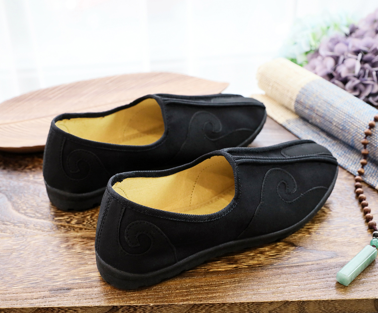 【祥云男鞋】 牛鼻子透气低帮中国风 男鞋 布鞋软底父亲鞋