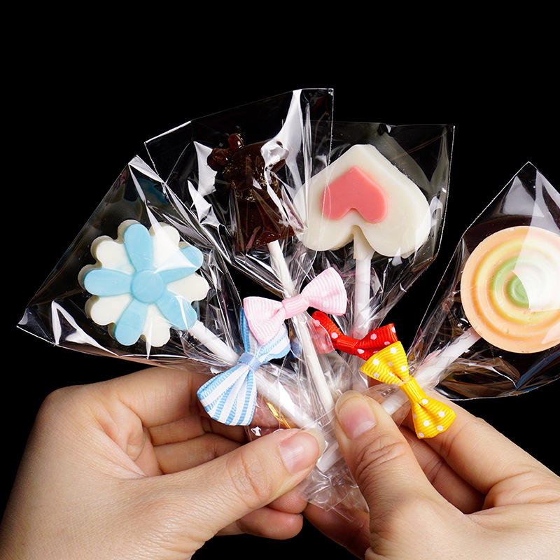 圣诞节棒棒糖纸棒包装袋 巧克力棒棒糖diy自制星空糖棍糖袋