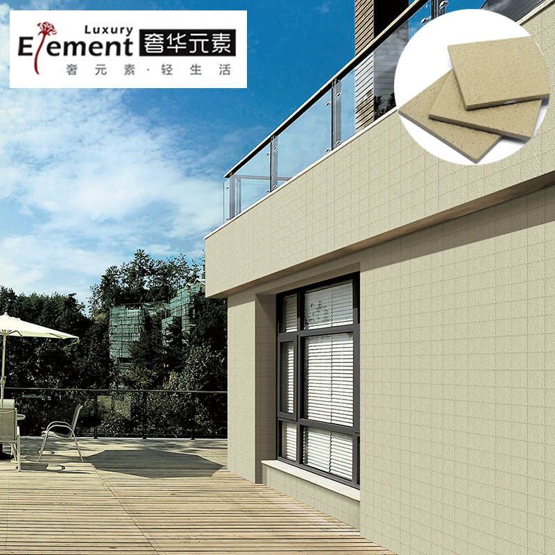 佛山外墙砖100*100米黄色外墙砖室外外墙瓷片乡村别墅外墙小瓷砖