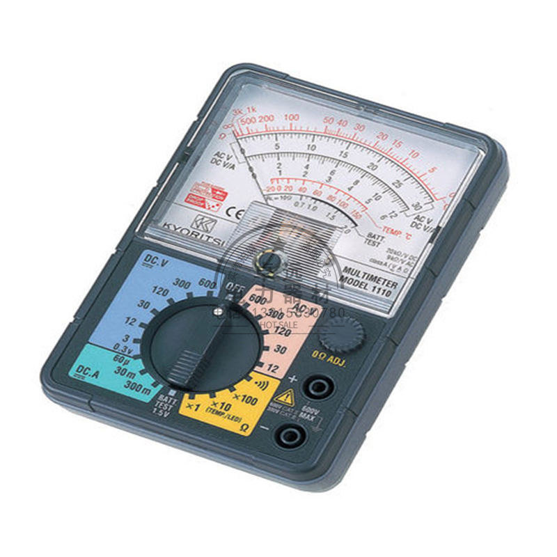 1110指针式万用表高阻抗机械多用表便携式多功能万用表日本共立