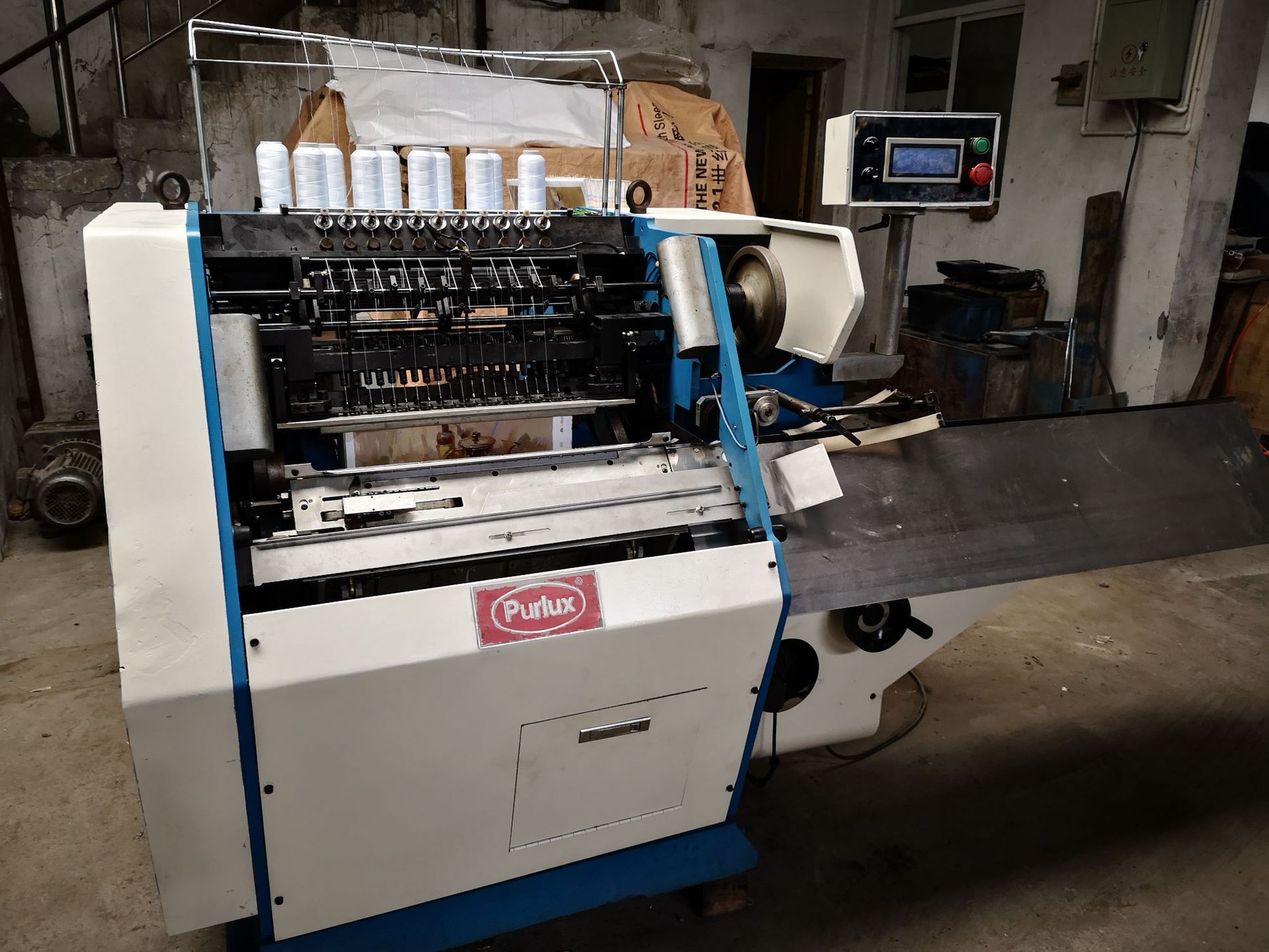 长期供应上海紫光400全新及二手锁线机