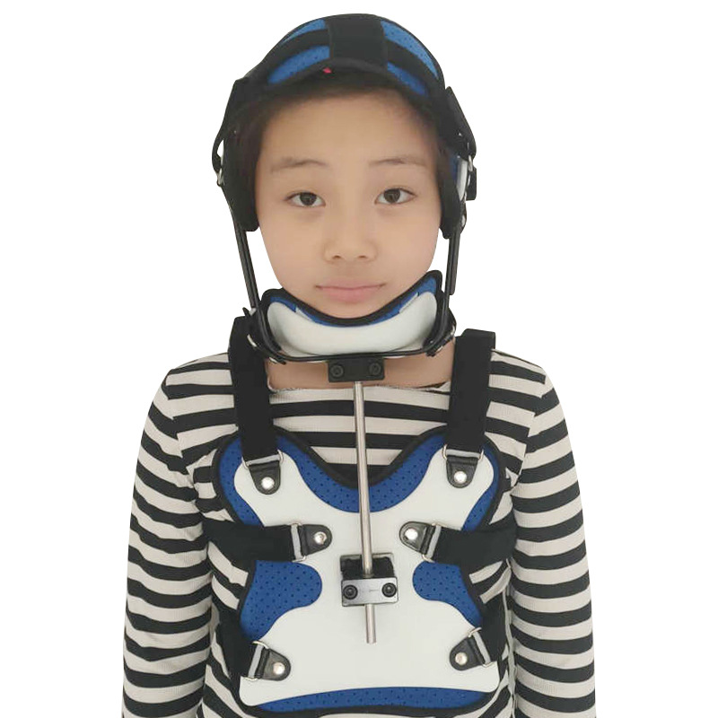 儿童斜颈固定支具 颈椎损伤后固定颈部 可调节头颈胸固定支具