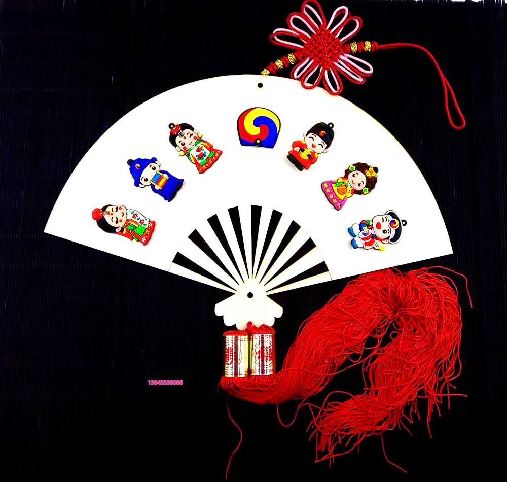 韩国工艺品挂件朝鲜族韩服流苏墙壁挂饰韩式餐厅开业装修客厅墙挂