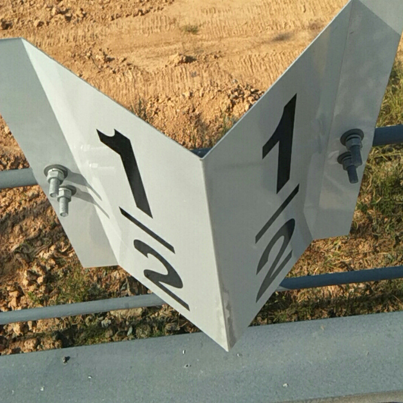 厂家按需提供铁路桥梁隧道标牌铝合金公里标半公里标鸣笛标