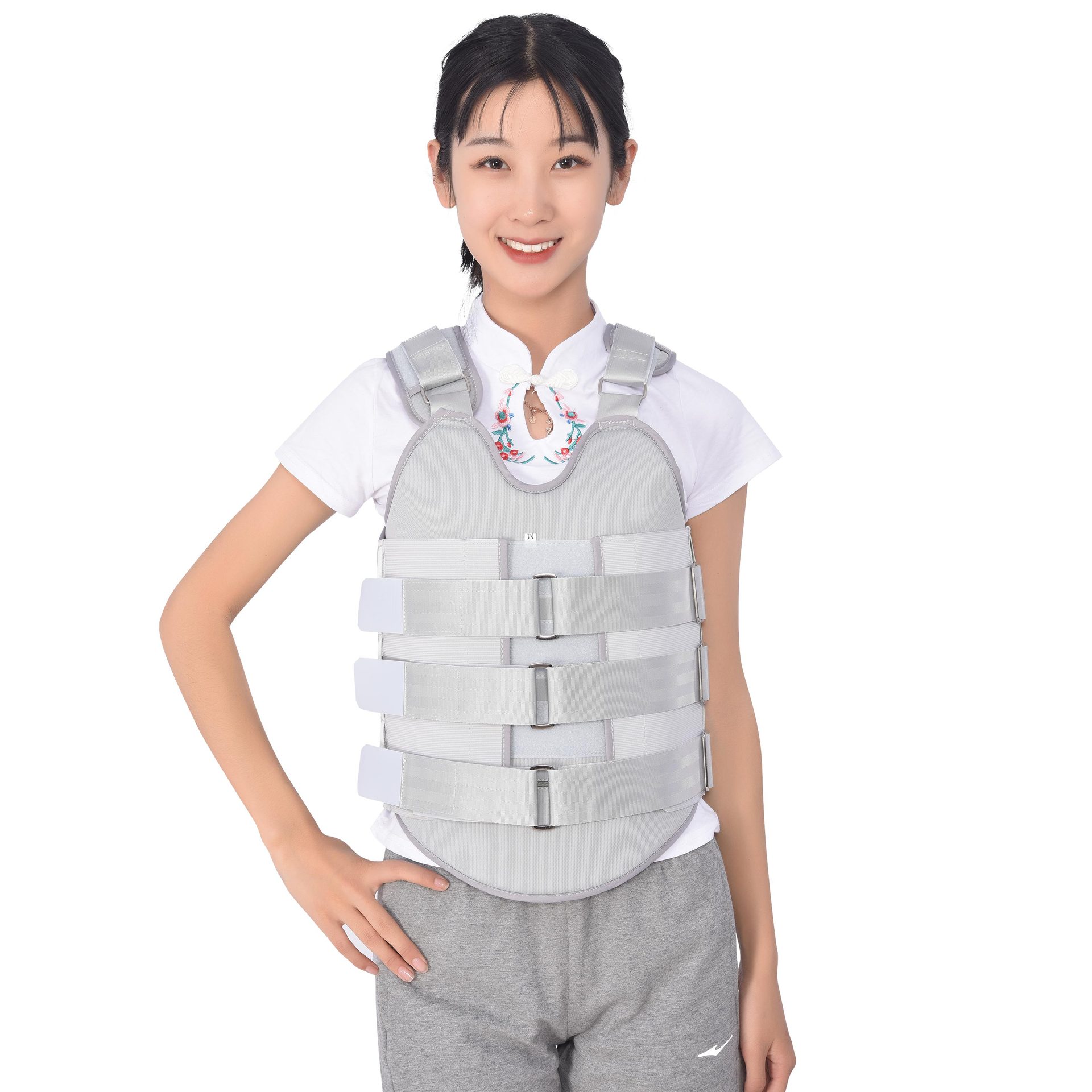 胸腰椎固定支具支架术后可调胸腰椎固定器护腰固定护具低温热塑板