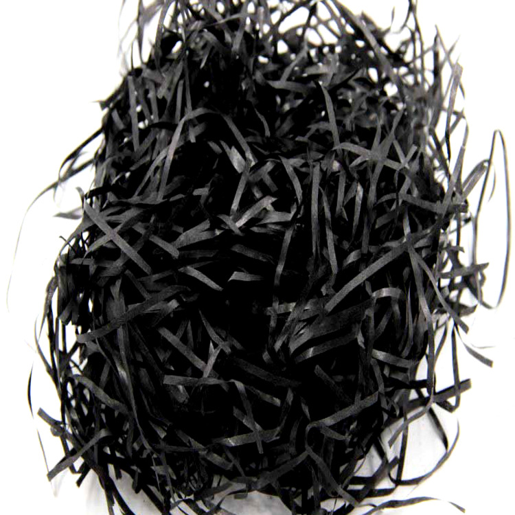 碎纸丝拉菲草填充物 diy喜糖盒礼盒填充彩色褶皱碎纸条100g装批发