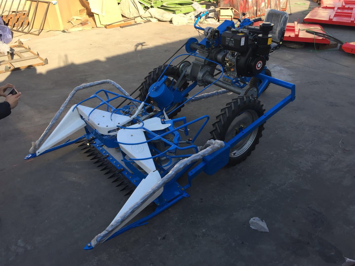 苇子割捆机好用的割苇子机械 收割打捆一体机 厂家供应芦苇收割机