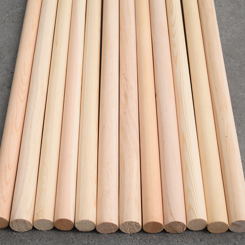 松木圆木棒厂家定制圆木棍实木圆形木棍手工小木棍多规格圆木条