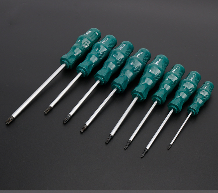 梅花螺丝刀t20t8t10t25t30星型带中孔米字内六角空花型螺丝刀起子