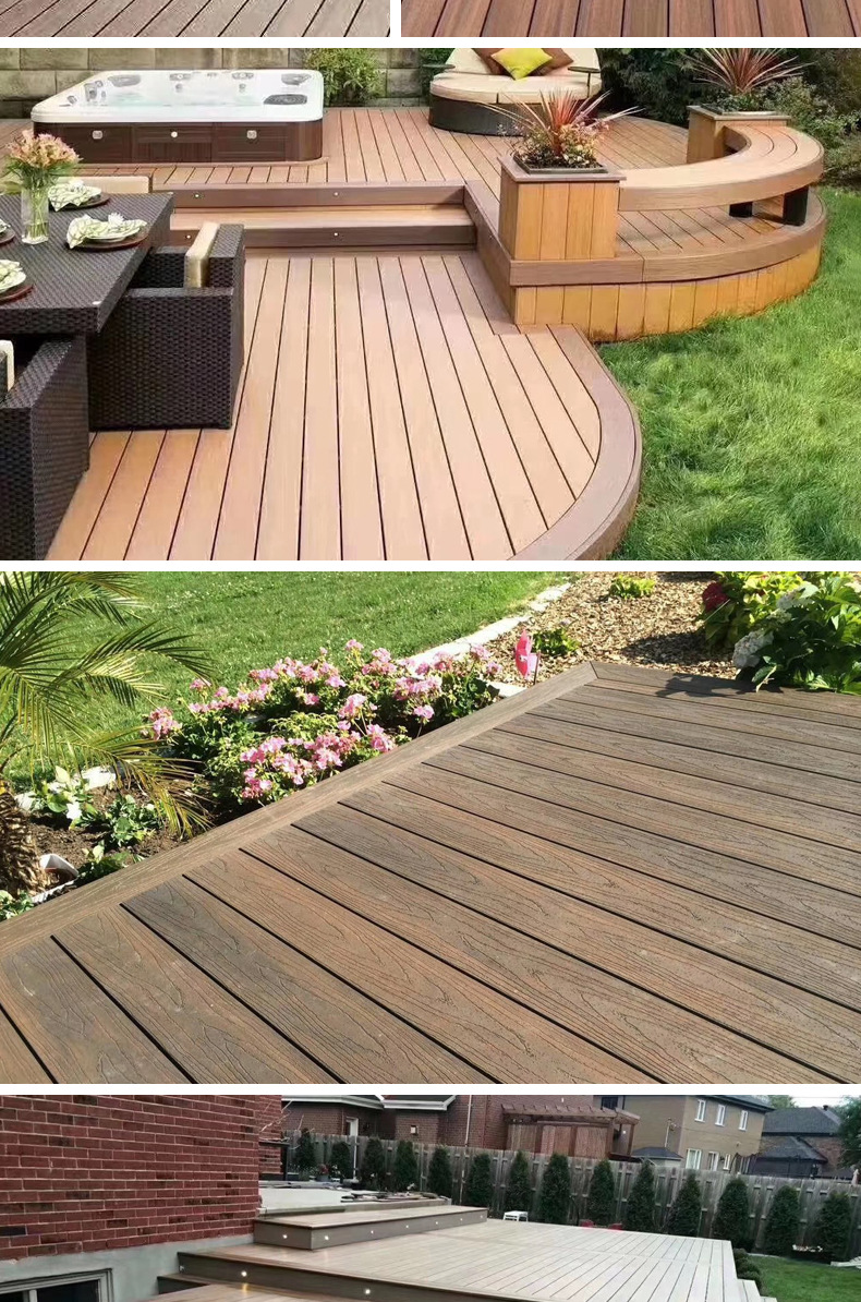 塑木地板户外长条室外庭院花园阳台共挤防滑防水木纹防腐木塑板材