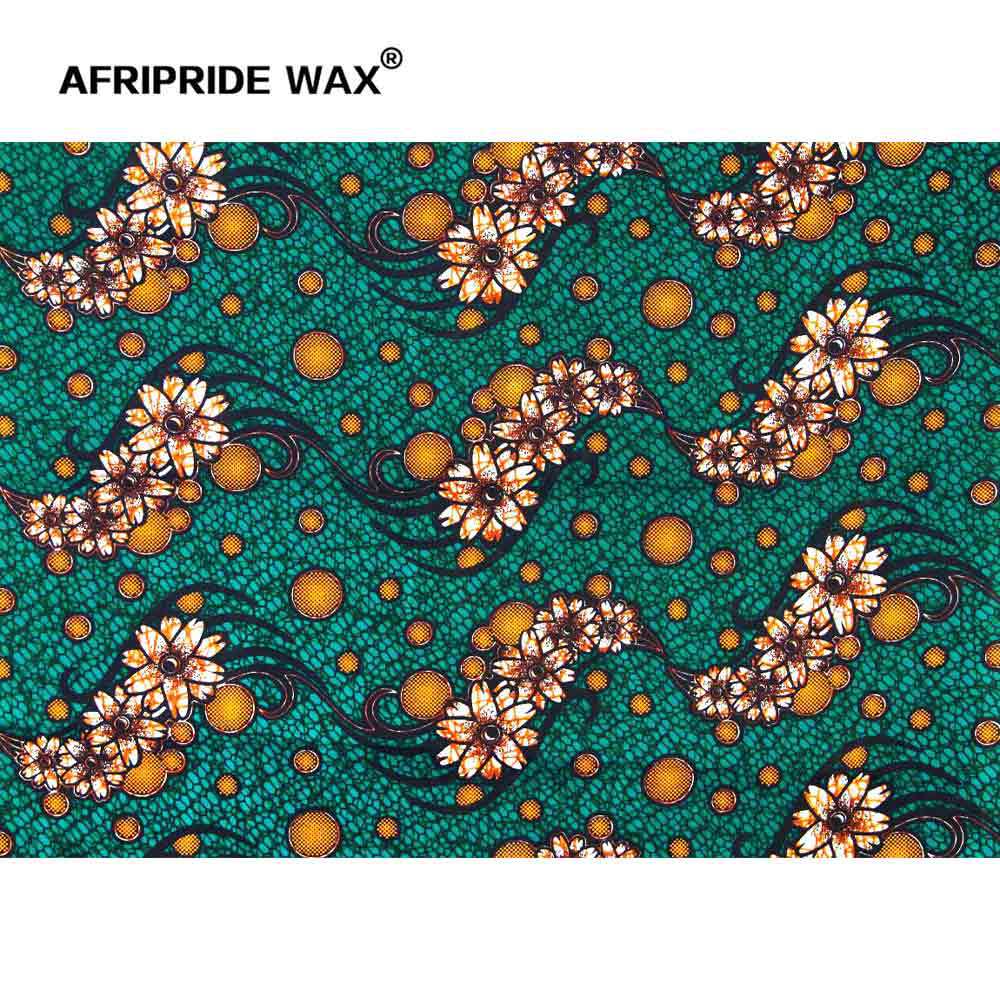 Foreign Trade African Market National Style Printing and Dyeing Cerecloth Cotton Printed Fabric Afripride Wax 323