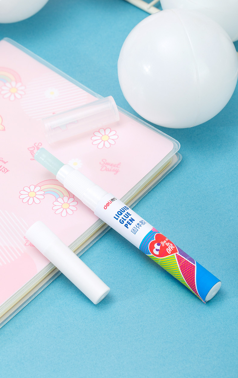 欧阳娜娜款得力固体胶学生用强力高粘度透明果冻胶棒可换替芯