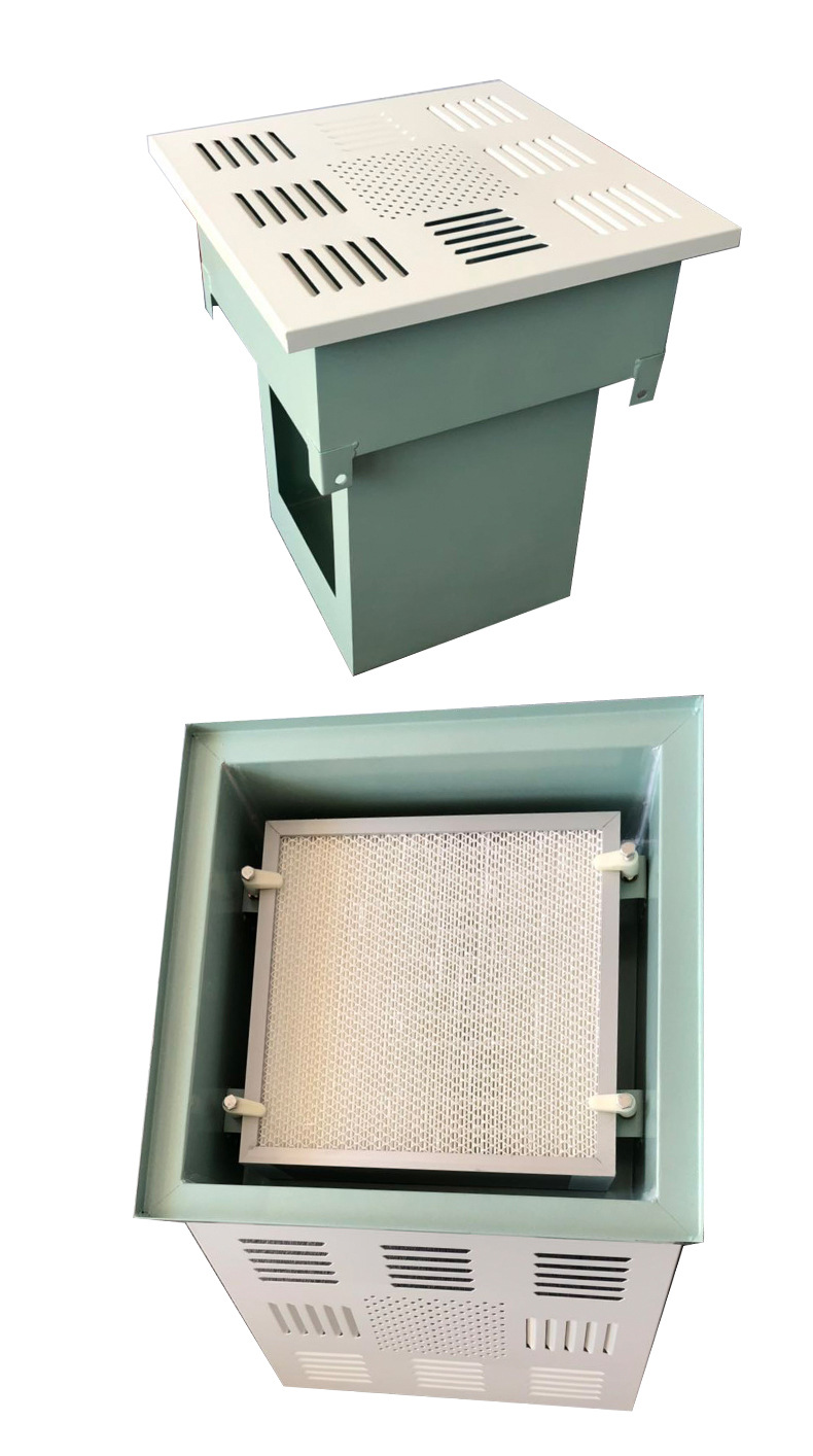 精久净化定制高效送风口 不锈钢耐高温正压送风口 空气过滤器设备
