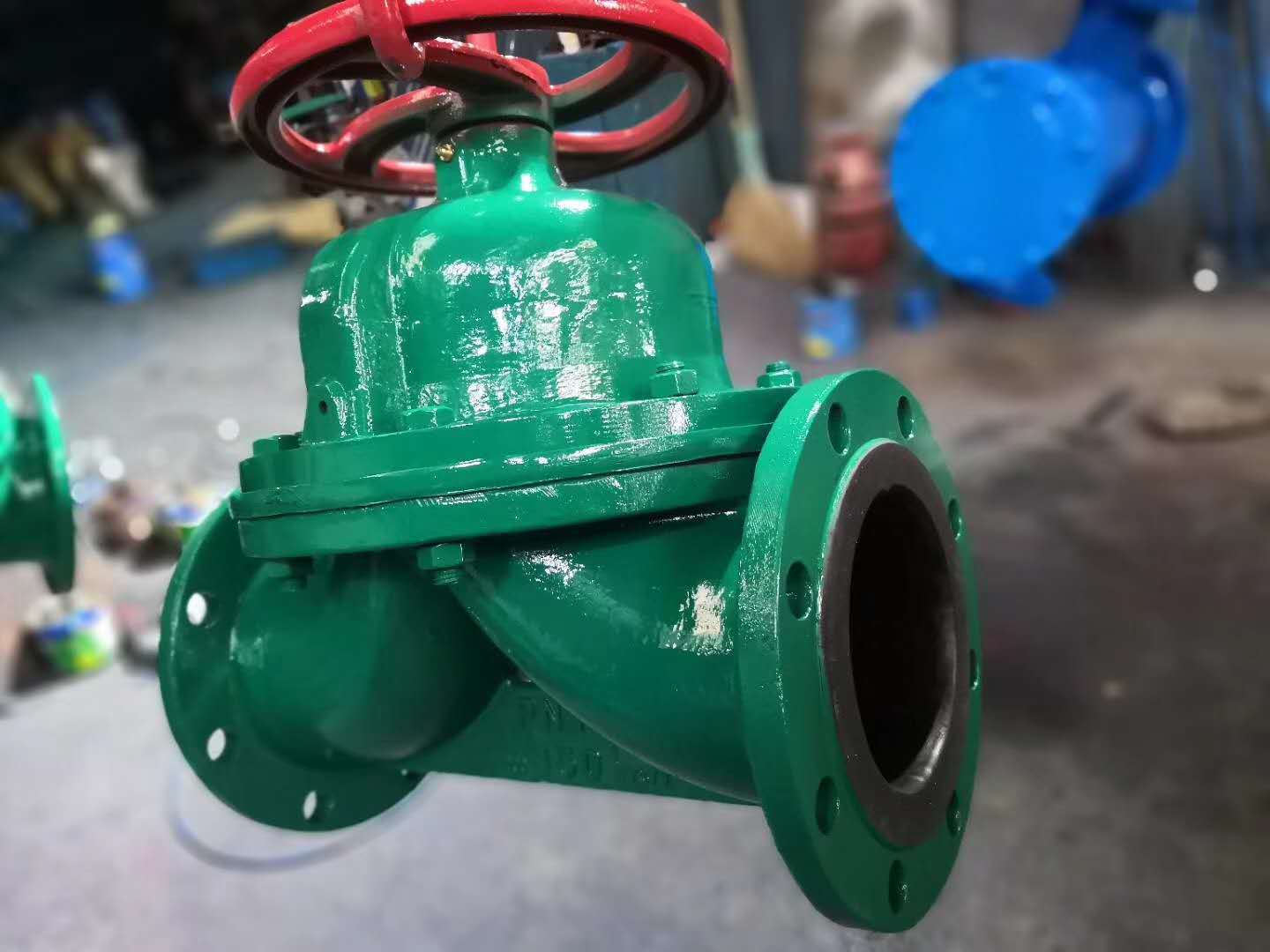 衬胶隔膜阀g41j-10 手动直通隔膜阀 铸铁隔膜阀 衬四氟隔膜阀