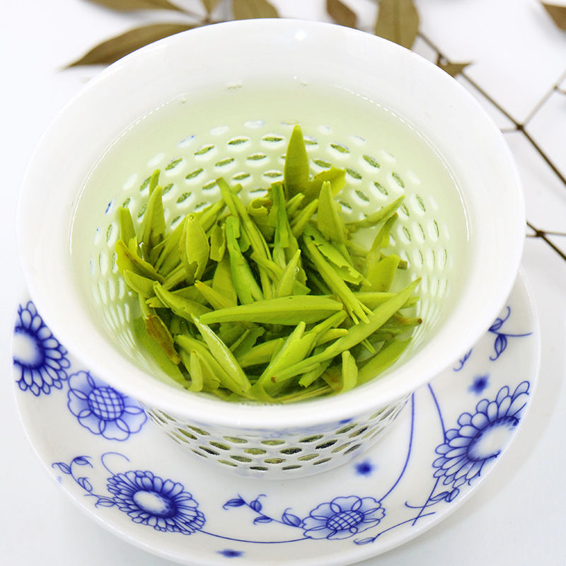 新茶峨眉山云雾绿茶雨前嫩芽竹叶型青茶明前头采雀舌500g多品种