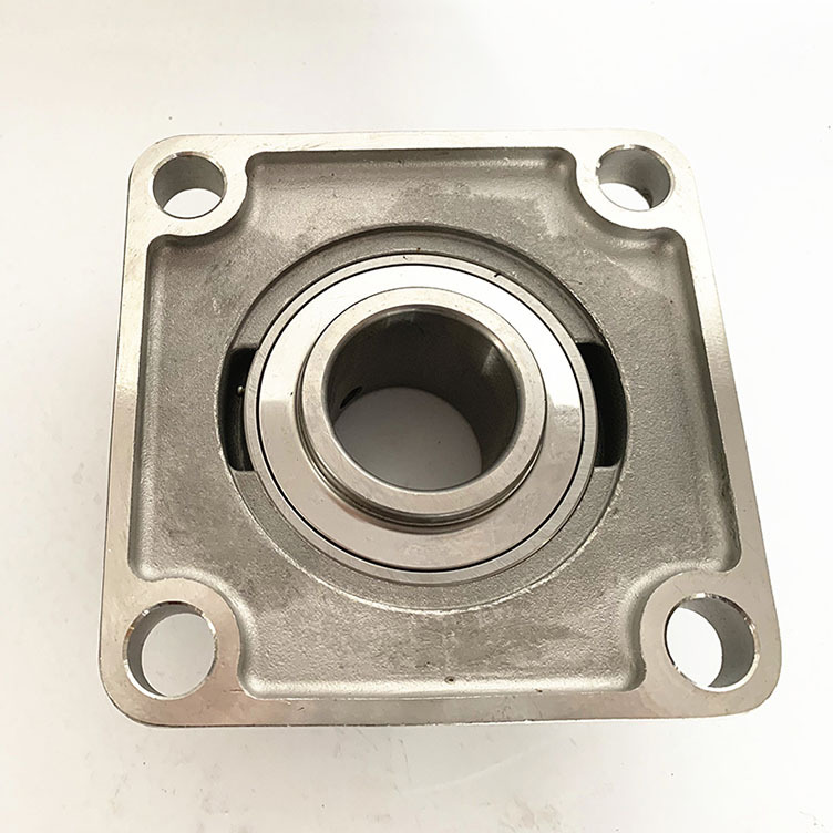 不锈钢带座轴承ssucf208 304材质不锈钢外球面轴承带方形座代加工