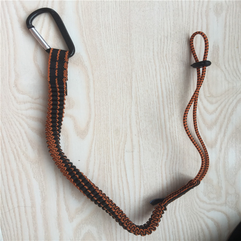 高空作业工具绳防坠失手绳攀岩伸缩工具安全绳弹力缓冲尼龙失手绳