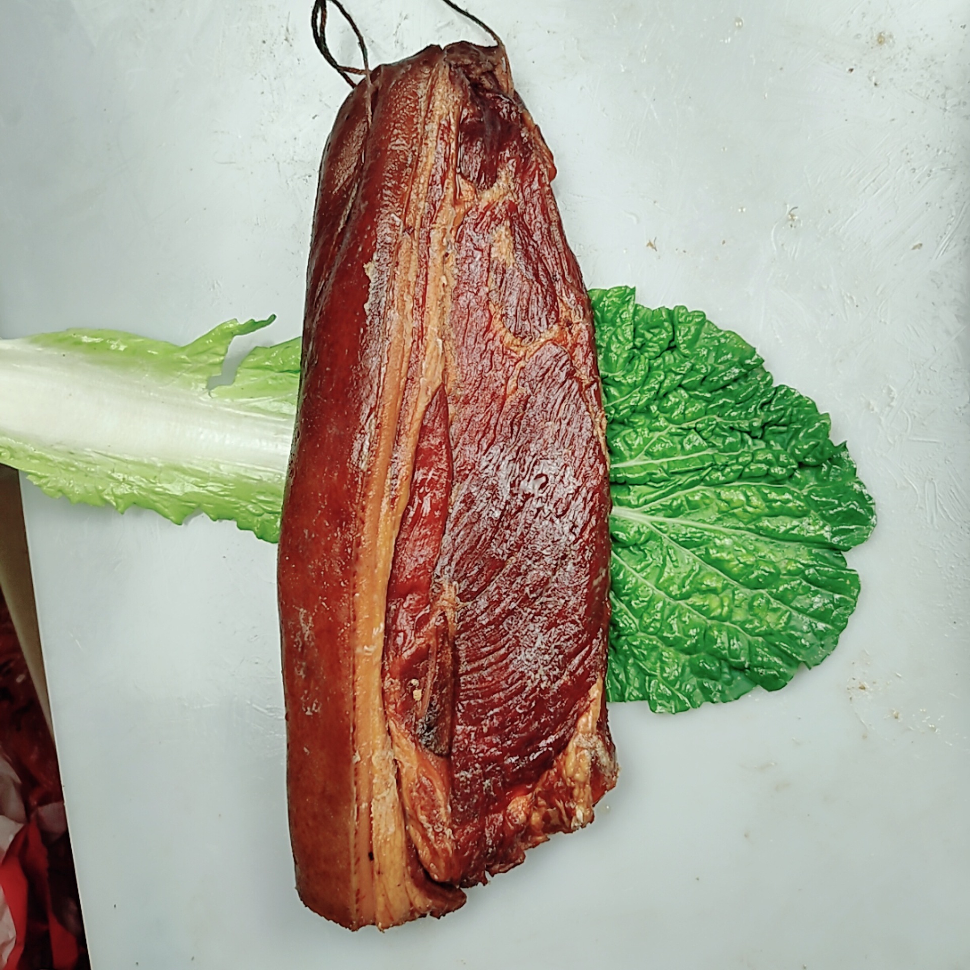 湖南特产农家风味手工自制烟熏腊肉腊五花肉后腿腊肉香肠500g