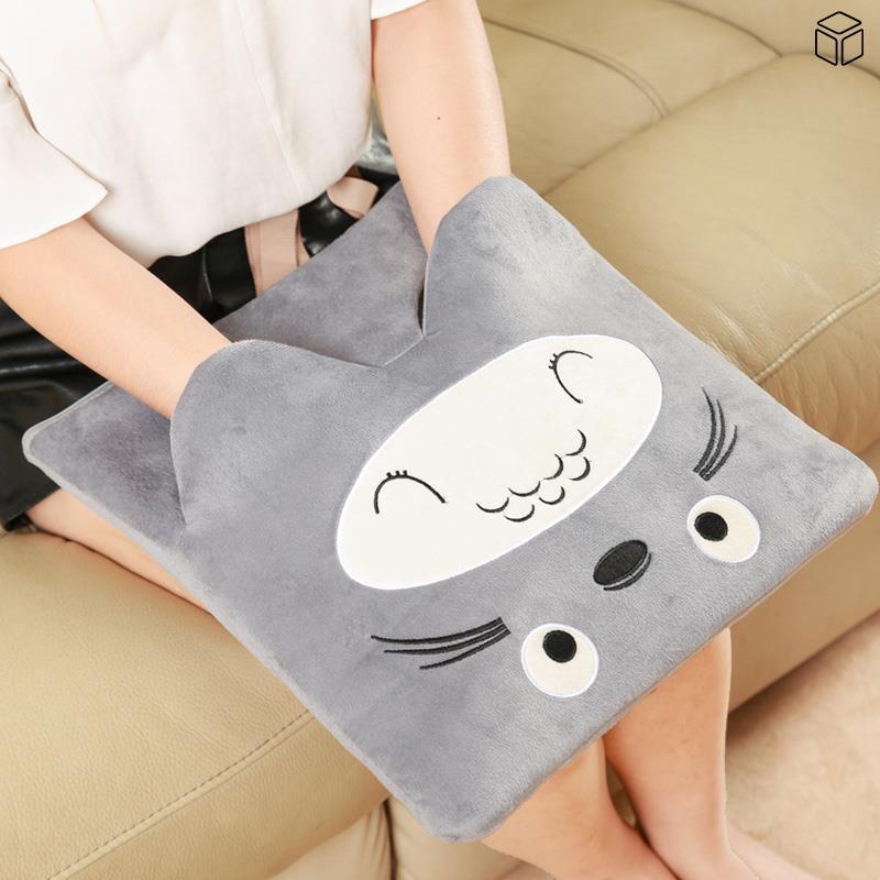 加热坐垫办公室发热垫多功能插电暖脚神器家用调温屁股座垫可拆洗