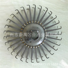 广州厂家定制铝氧化挂具钛碟 7字针碟 导电杆 弹性钛板  交期快