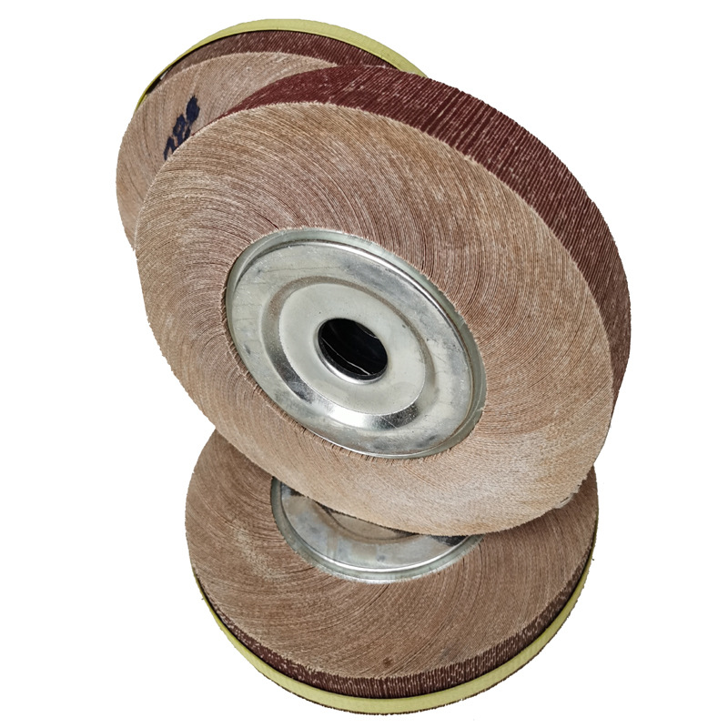 厂家生产打磨美耐皿餐具千页轮密胺餐具抛光叶轮防瓷餐具软布页轮