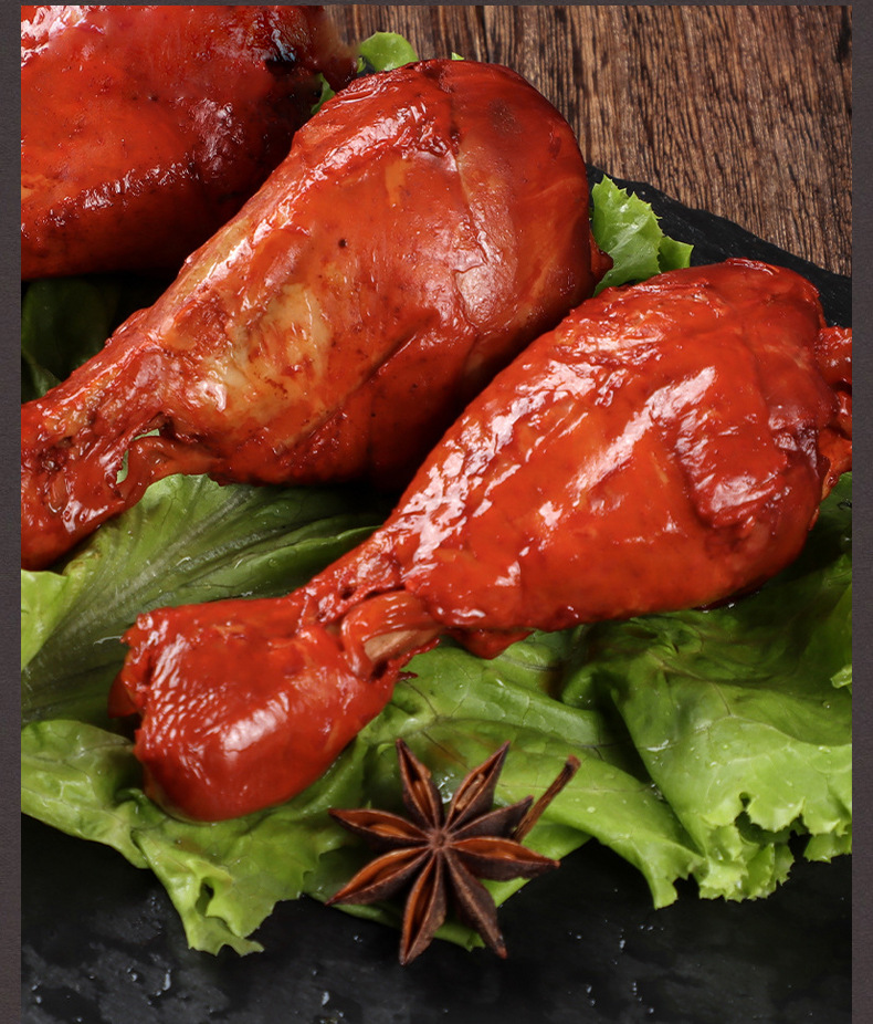 福乐香卤鸡腿100g无穷鸡腿乡巴佬鸡腿肉卤味熟食休闲零食现货批发