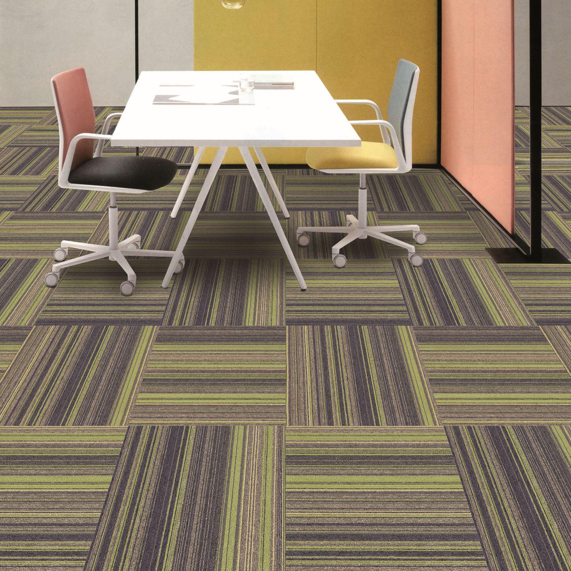 产地货源现货 办公室方块地毯 防滑耐磨丙纶沥青底 商用地毯