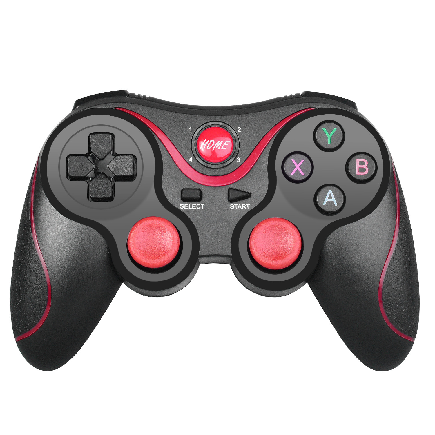 4g无线无振动蓝牙游戏手柄c8s ps精点按键手柄游戏摇杠