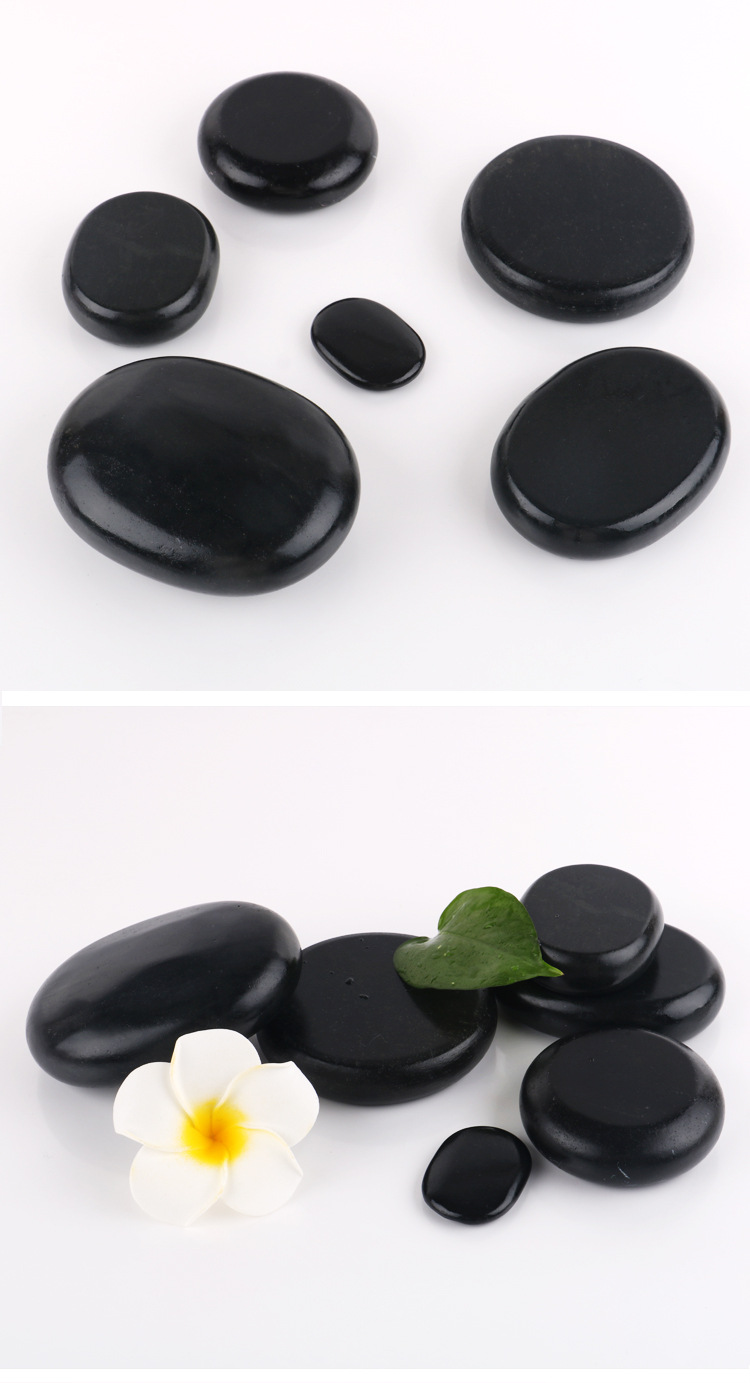 热疗石火山热石spa精油石火山石按摩石火山能石量石背部按摩敷石