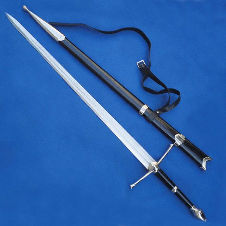 魔界之指环王阿拉贡剑 经典版圣剑影视刀剑西洋剑表演道具未开刃