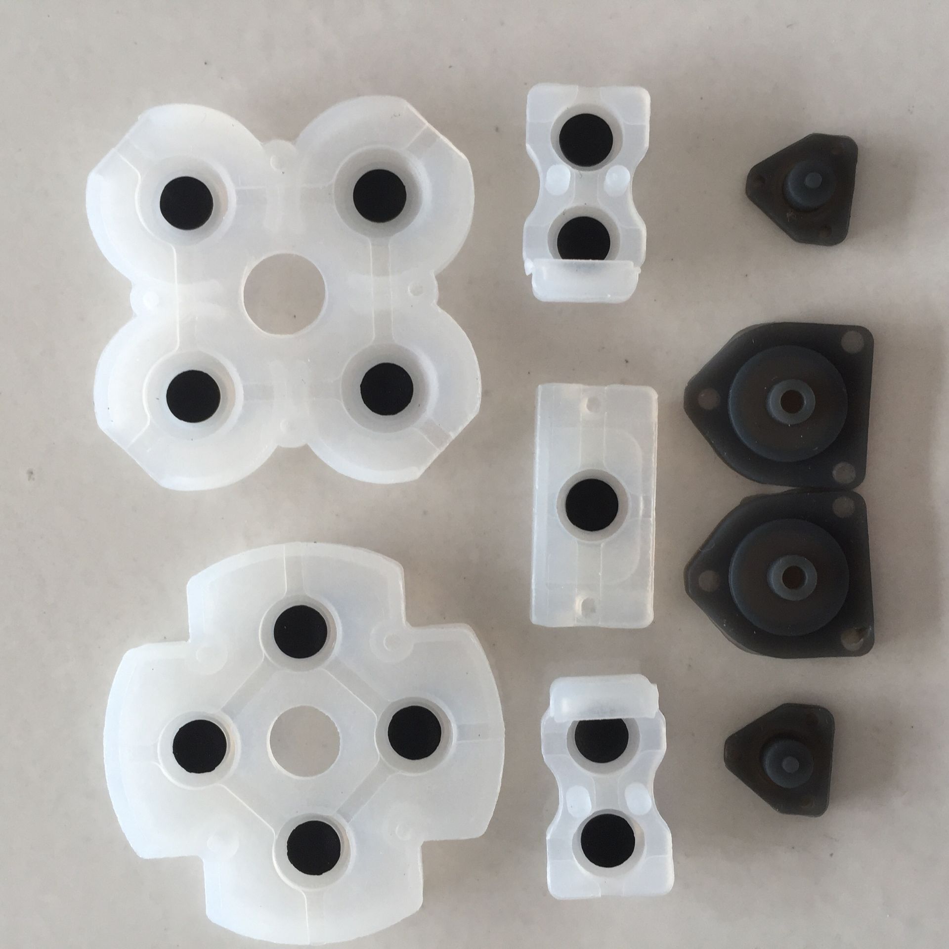 适用于ps4游戏手柄按键导电胶 ps4手柄导电胶垫 ps4手柄维修配件