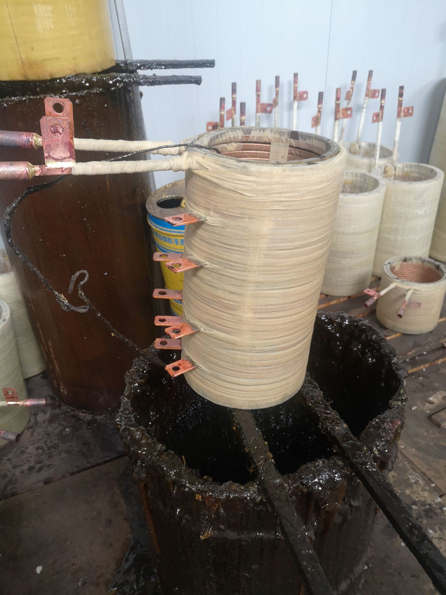 厂家定制水冷式多档抽头线圈调压自藕线圈风冷式多档抽头线圈