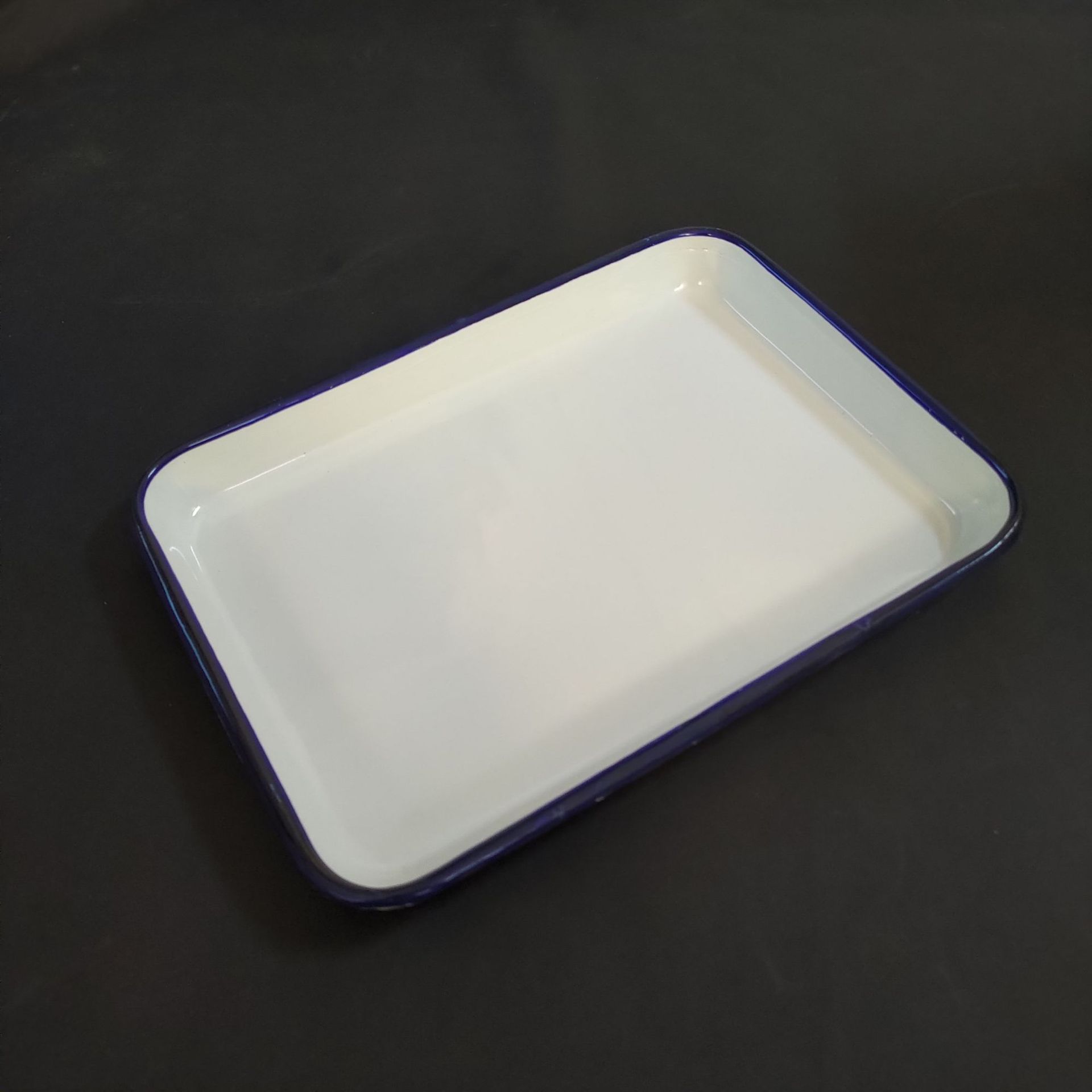 实验室用搪瓷方盘搪瓷盘搪瓷托盘盘化工盘