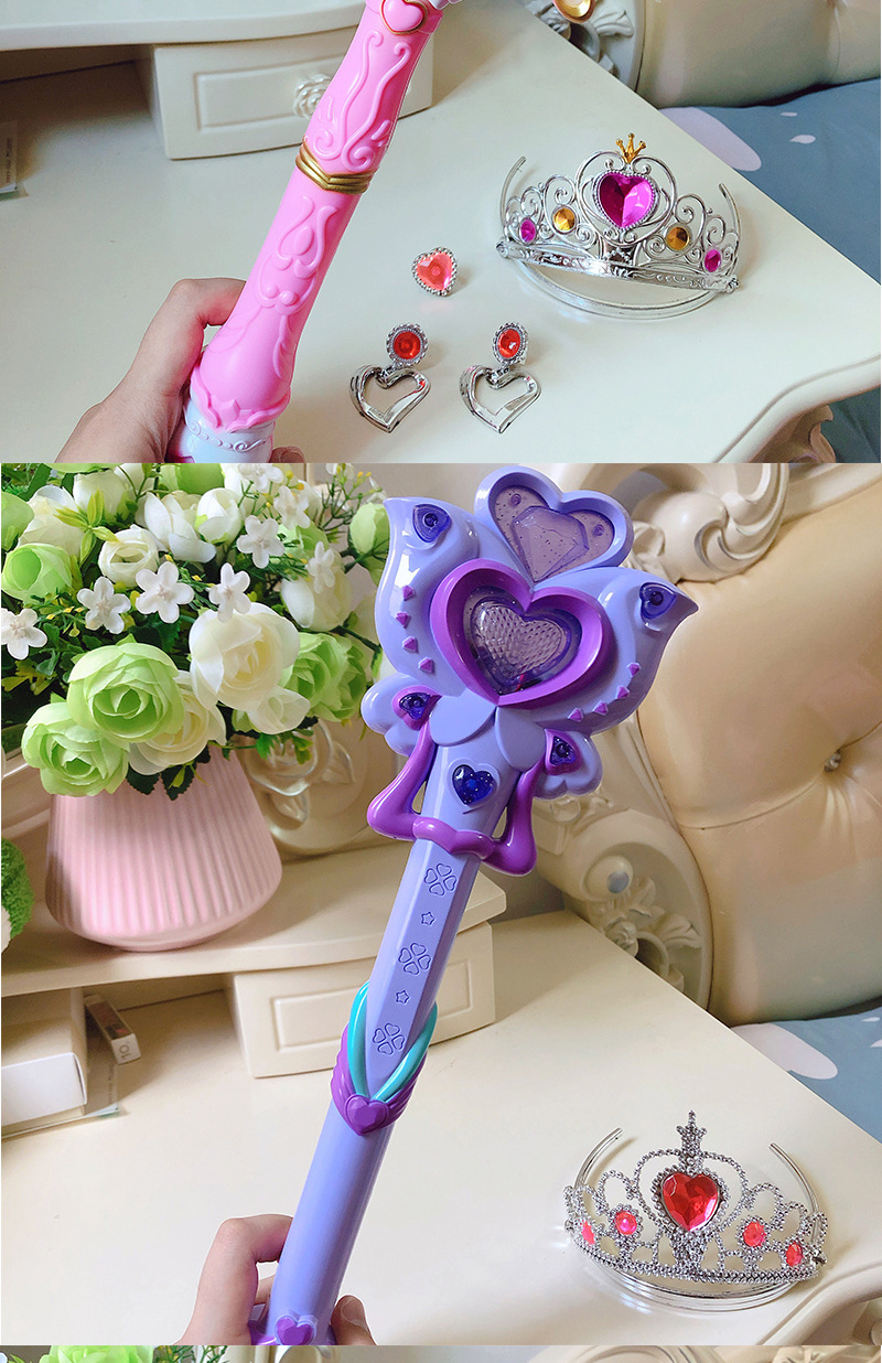 儿童玩具魔法棒投影巴拉拉套装小魔仙棒灯光音乐仙女棒幼儿园礼品