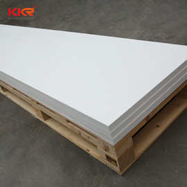 厂家直销人造石板材 热弯异形纯亚克力树脂板 白色定制加工台面