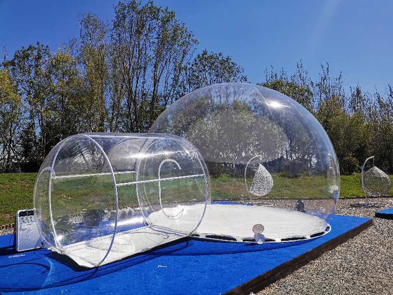 户外充气泡泡屋帐篷透明展览器材广告模型运动充气活动展览帐篷