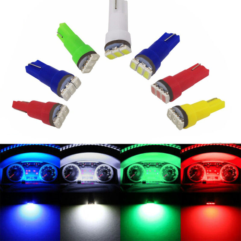汽车led仪表灯t5 3020 1210 3smd汽车仪表灯 指示灯 阅读灯牌照灯