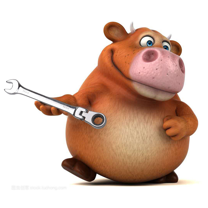 活动头棘轮扳手自动快速省力两用开口呆头梅花扳手汽修五金工具