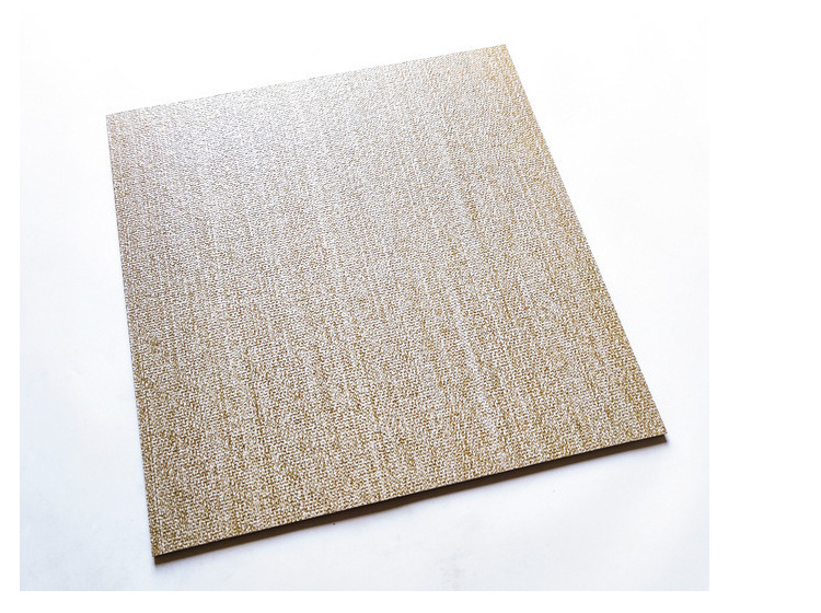 黄色布纹防滑地砖600x600餐厅宾馆卧室凹凸仿地毯砖客厅地面瓷砖